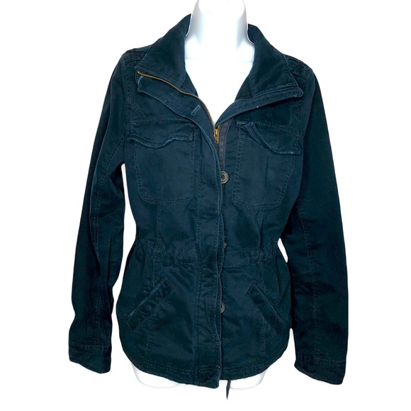 Abercrombie & Fitch field jacket navy blue large - Picture 2 of 14